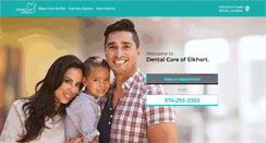 Desktop Screenshot of dentalcareofelkhart.com